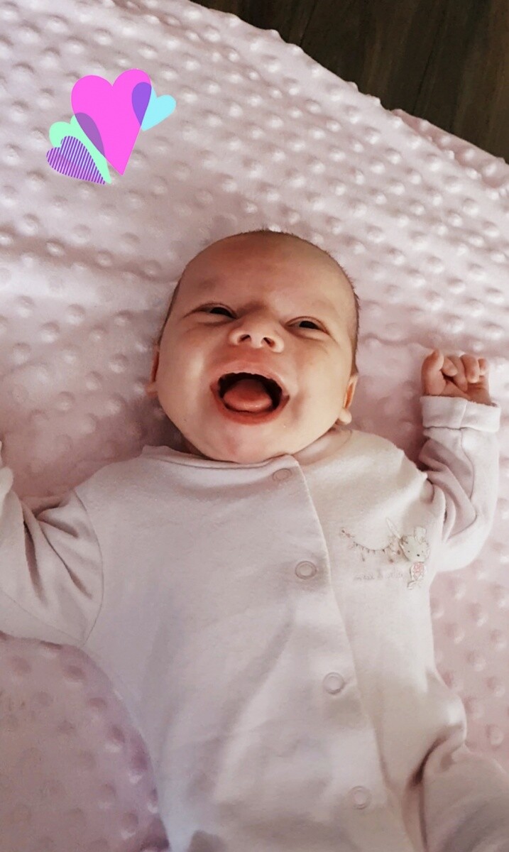 Wiktoria ❤ na zdjęciu ma 4 tygodnie.  
dzielnica: Ruda 