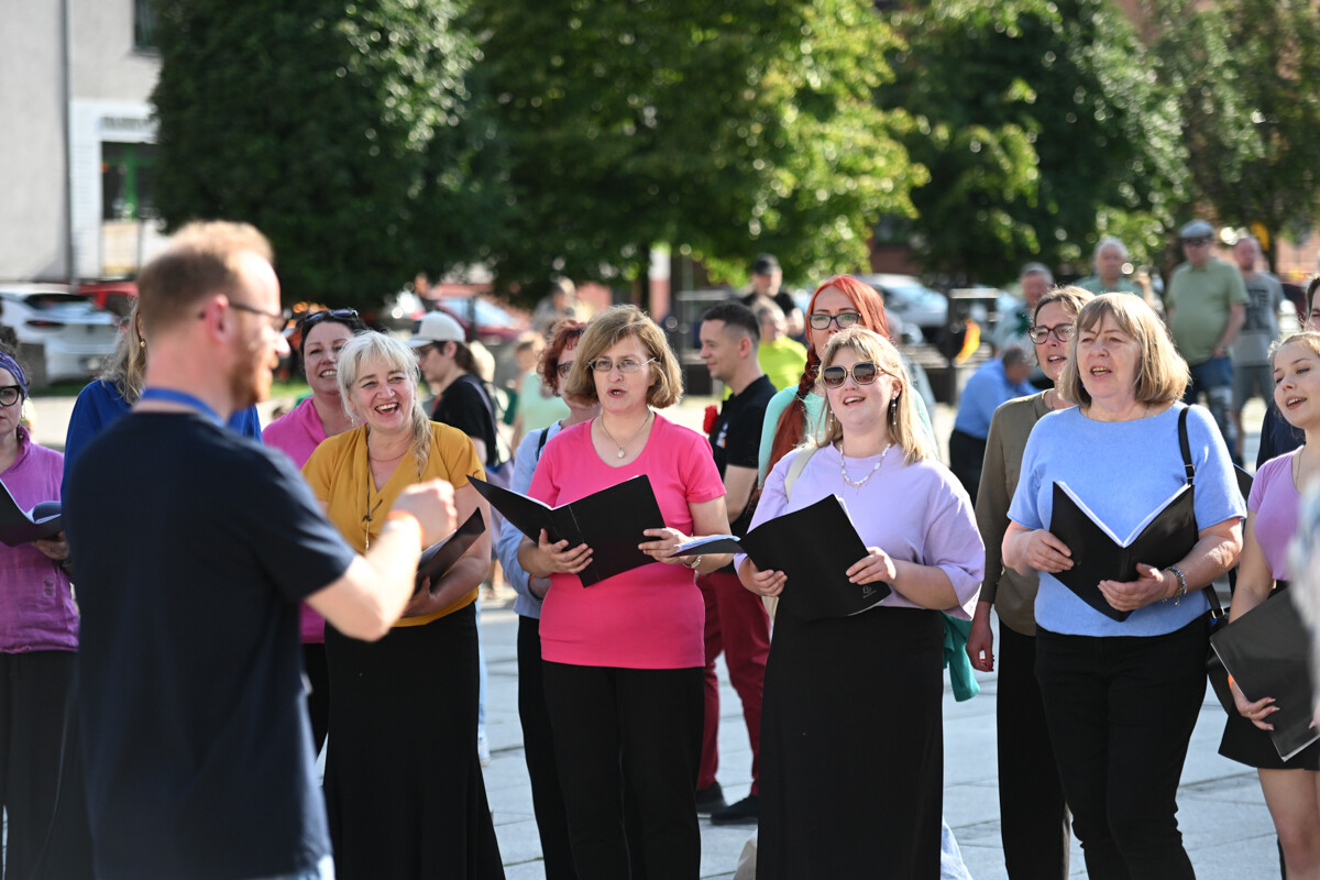 VI Noc Chórów za nami! Unikalny festiwal muzyczny znów zawitał do Rudy Śląskiej, racząc mieszkańców miasta muzyką chóralną, prezentowaną przez blisko 24 zespoły! / fot. Marek Faber