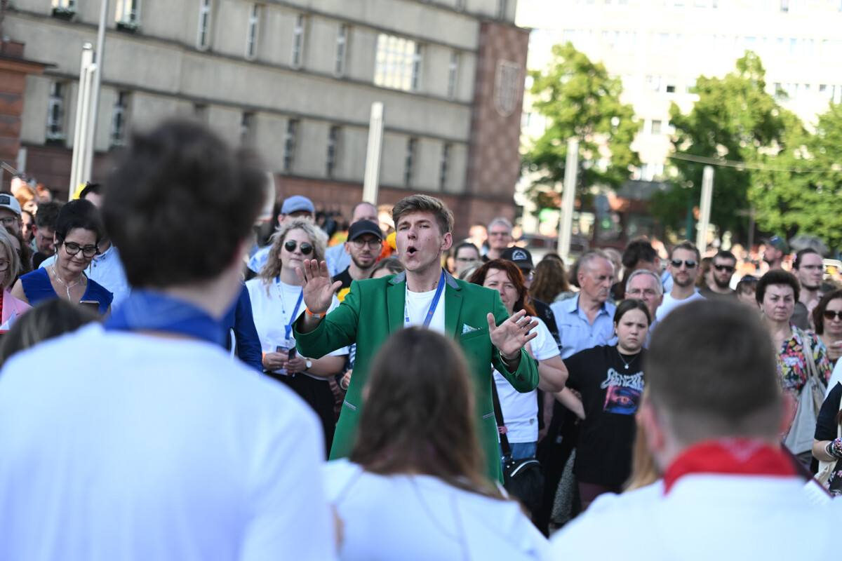 VI Noc Chórów za nami! Unikalny festiwal muzyczny znów zawitał do Rudy Śląskiej, racząc mieszkańców miasta muzyką chóralną, prezentowaną przez blisko 24 zespoły! / fot. Marek Faber