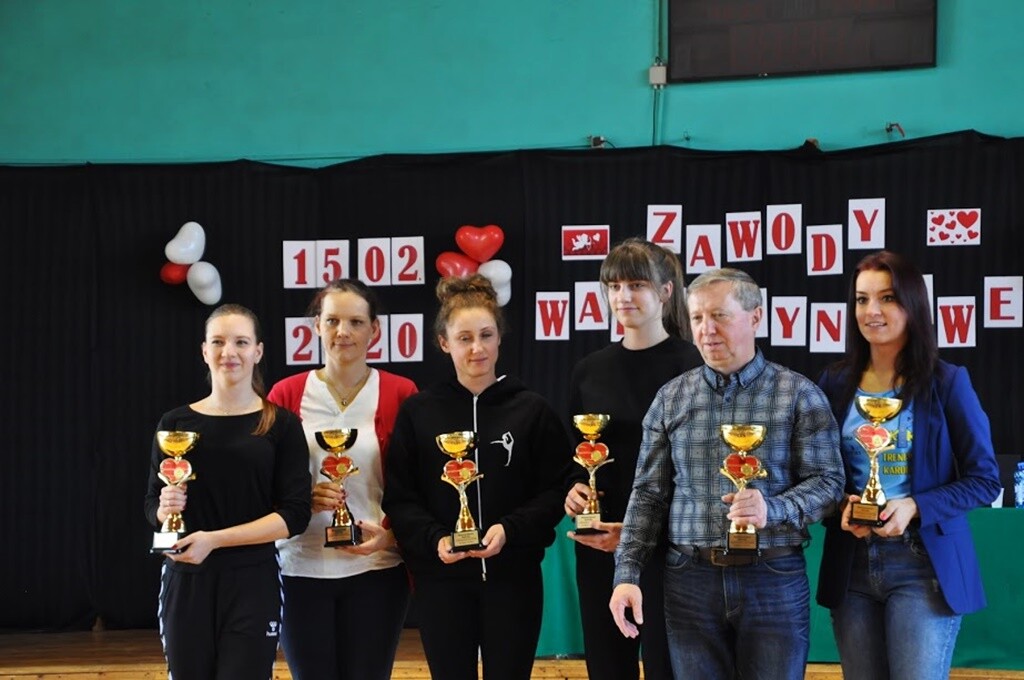 Ponad 120 zawodników akrobatyki w ostatnią sobotę przedłużyło sobie świętowanie dnia św. Walentego przez udział w Zawodach Walentynkowych w Rudzie Śląskiej.