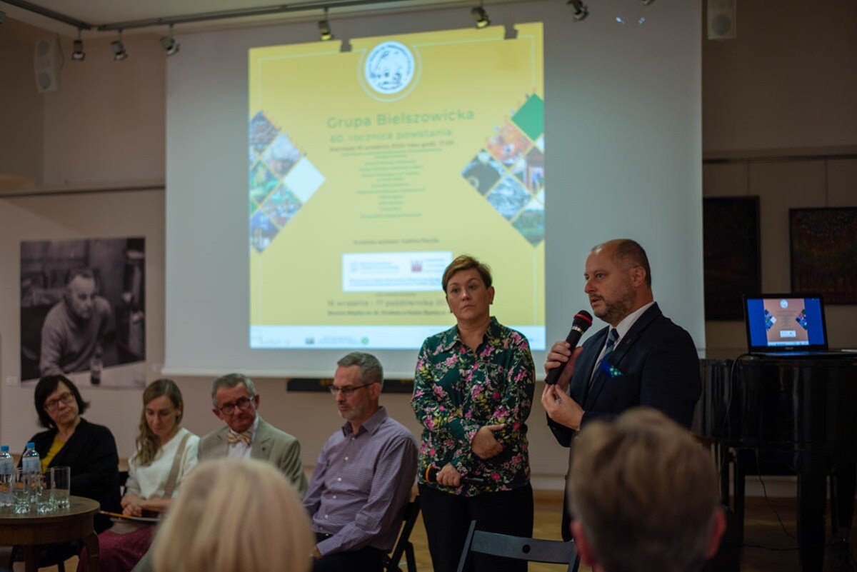 Wernisaż - "Grupa Bielszowicka – 60. rocznica powstania". / fot. Natalia Salwiczek