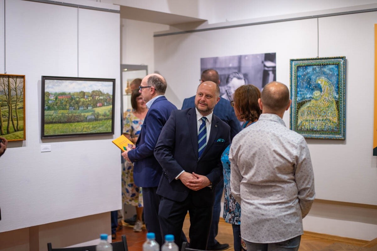 Wernisaż - "Grupa Bielszowicka – 60. rocznica powstania". / fot. Natalia Salwiczek