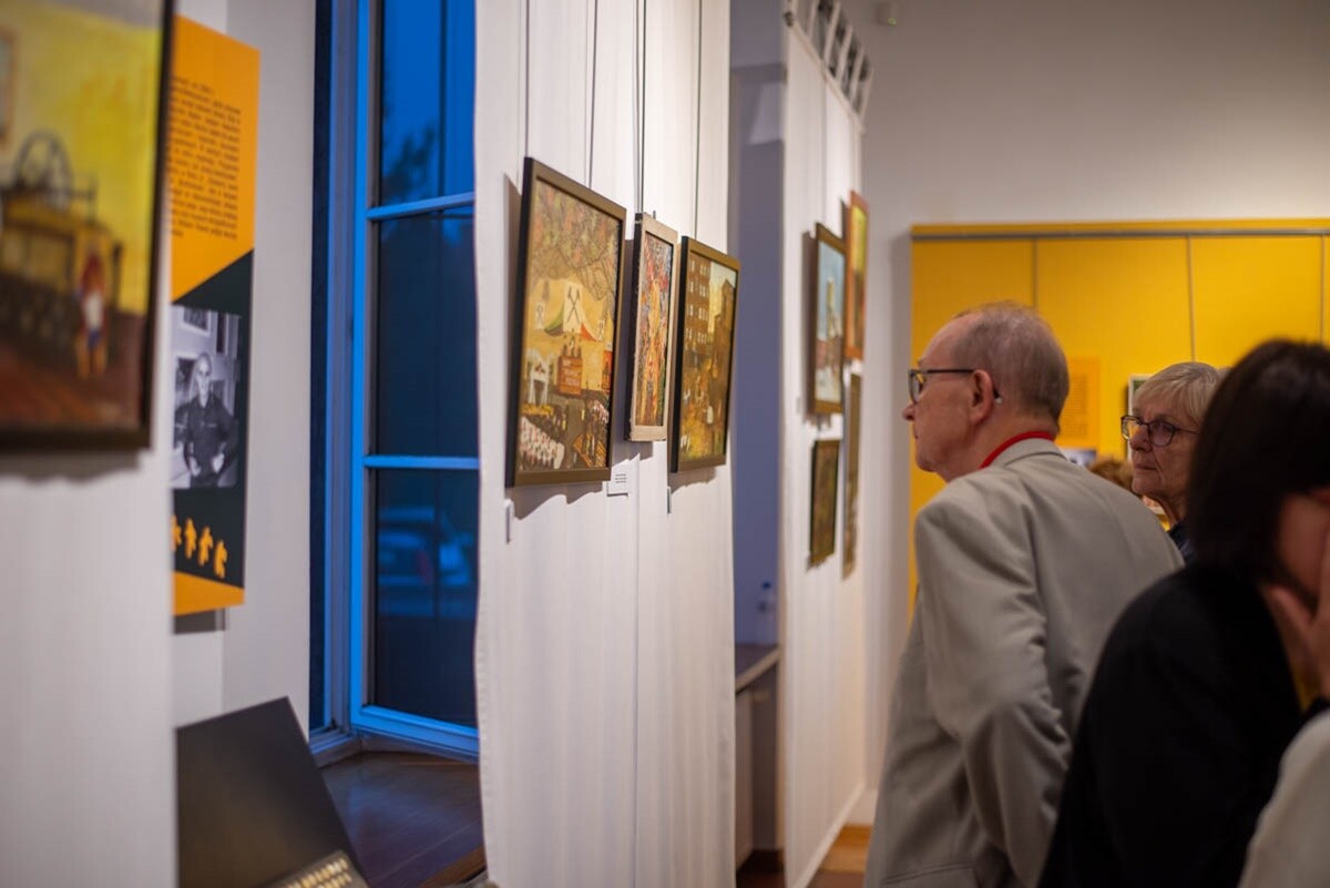 Wernisaż - "Grupa Bielszowicka – 60. rocznica powstania". / fot. Natalia Salwiczek