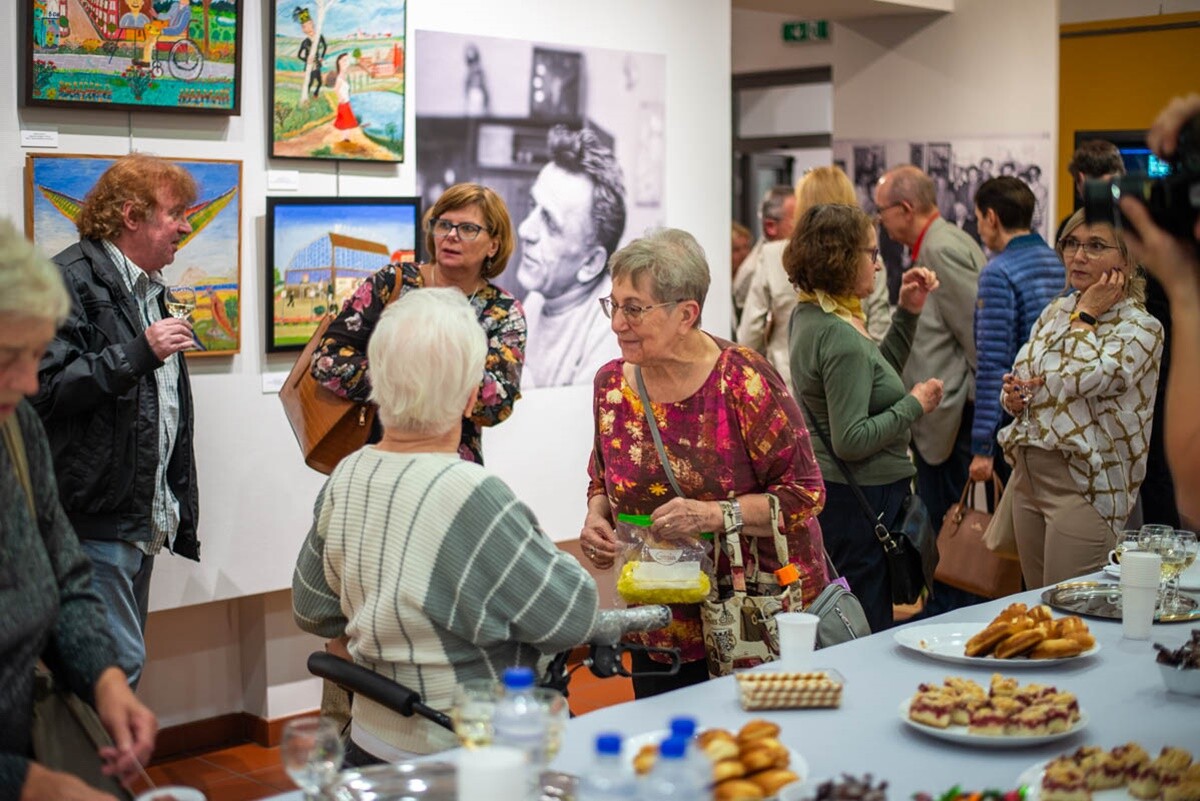 Wernisaż - "Grupa Bielszowicka – 60. rocznica powstania". / fot. Natalia Salwiczek