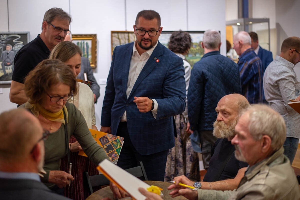 Wernisaż - "Grupa Bielszowicka – 60. rocznica powstania". / fot. Natalia Salwiczek