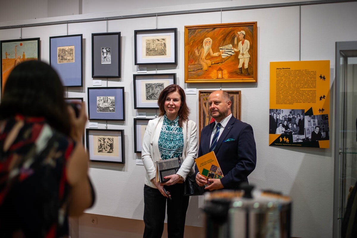 Wernisaż - "Grupa Bielszowicka – 60. rocznica powstania". / fot. Natalia Salwiczek