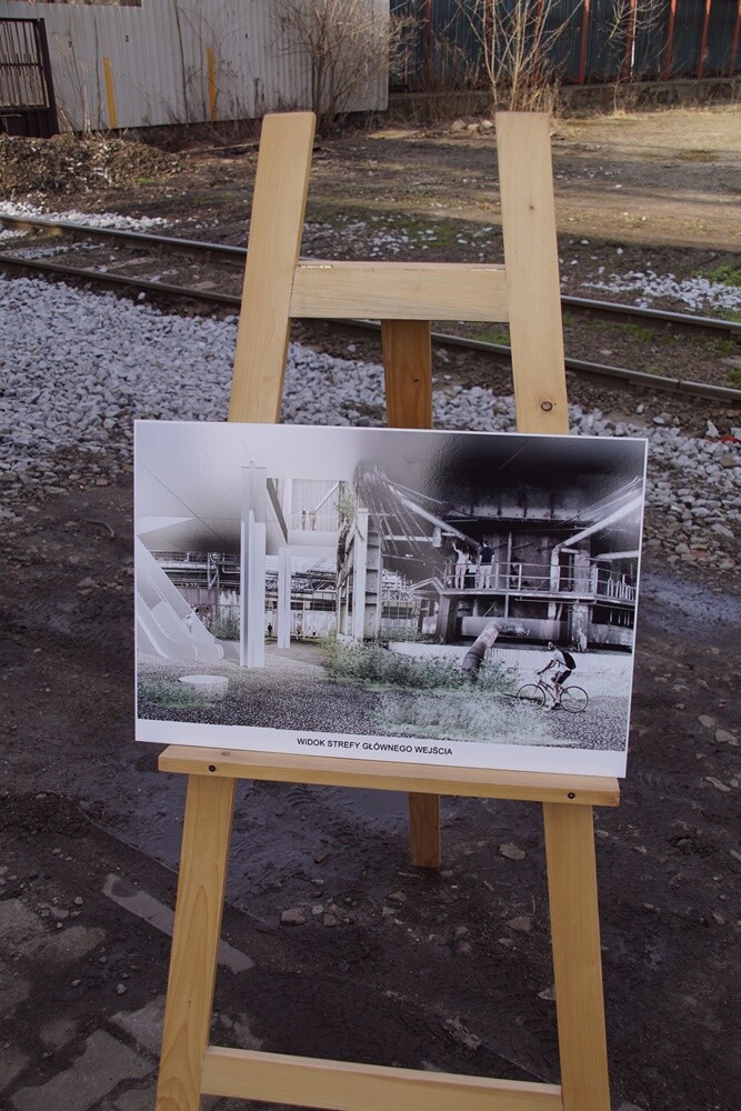 Wielki Piec Huty Pokój przed renowacją.