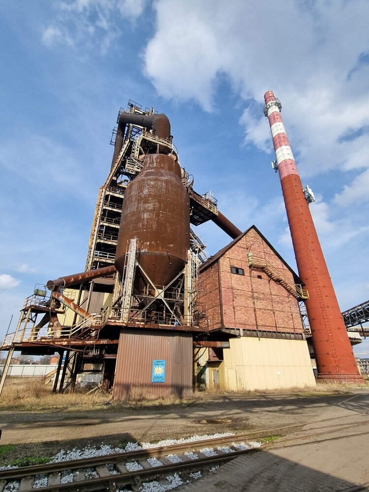 Wielki Piec Huty Pokój przed renowacją.