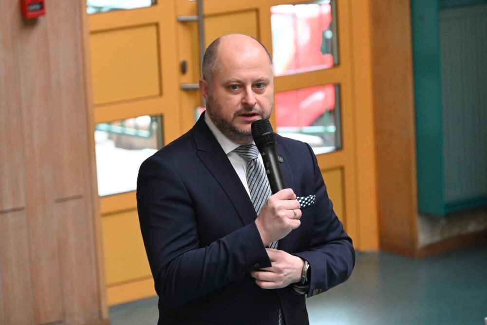 Spotkanie opłatkowe dyrektorów rudzkich szkół i przedszkoli/fot. FB Michał Pierończyk