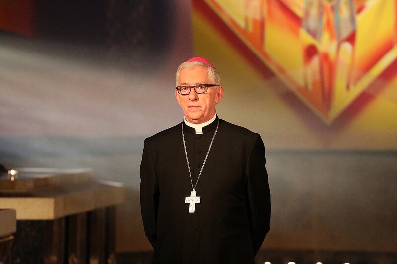 Wiktor Skworc dziękował górnikom, w kościele pw Marii Magdaleny, za ich trud i poświęcenie