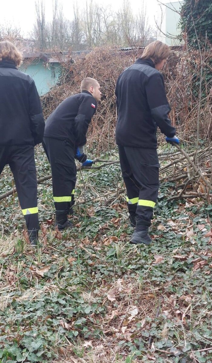 Społecznicy i uczniowie wysprzątali zabytkowy cmentarz parafialny w Orzegowie/fot. Towarzystwo Miłośników Orzegowa