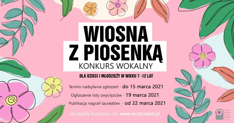 "Wiosna z piosenką" czyli nowy konkurs MCK!