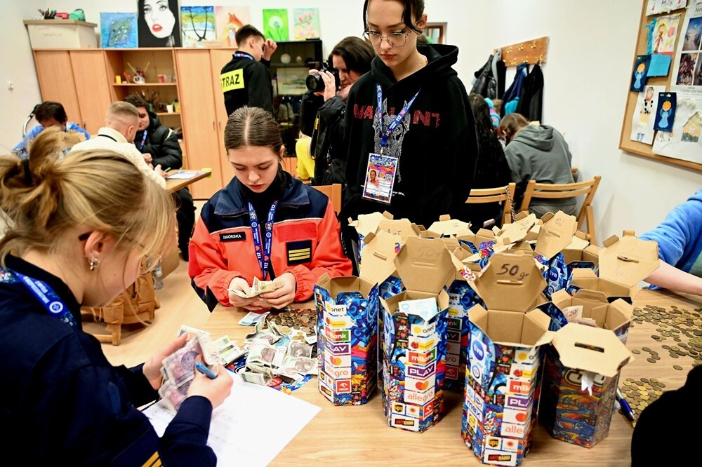 WOŚP 2025 - Wolontariusze. / fot. Natalia Salwiczek / UM Ruda Śląska