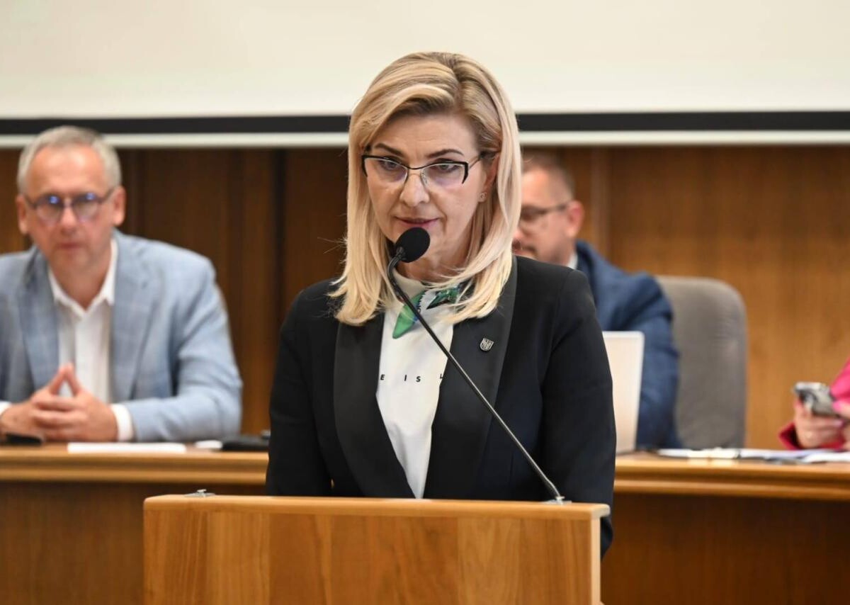 Michał Pierończyk z absolutorium / fot. UM Ruda Śląska