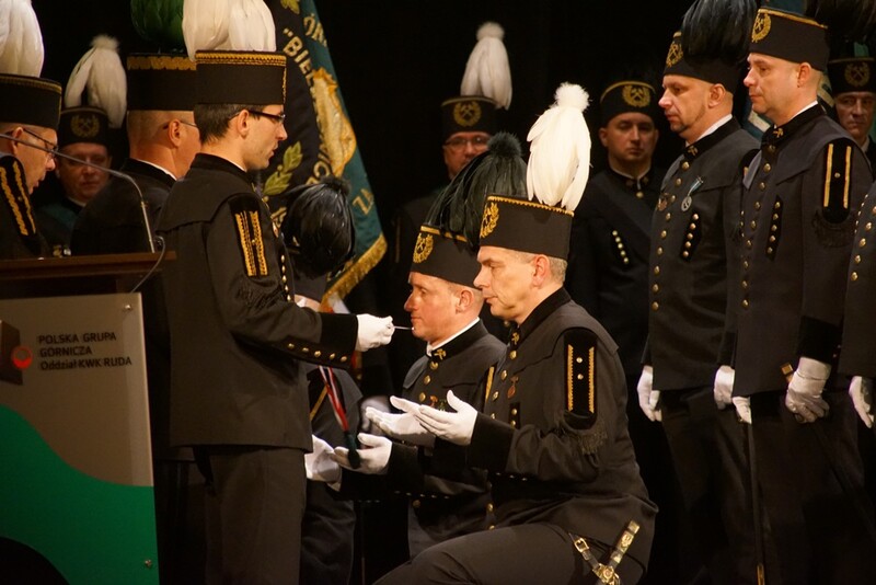 Wręczenie honorowych szpad górniczych w Bielszowicach!
