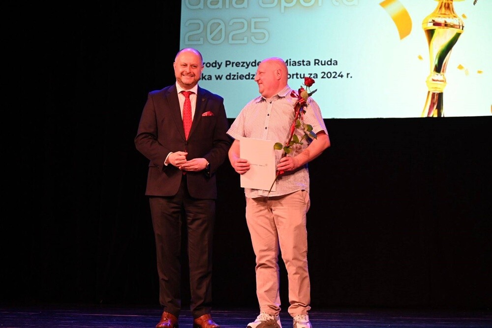 Wręczenie Nagród Prezydenta Miasta w dziedzinie sportu za 2024 rok. / fot. UM Ruda Śląska