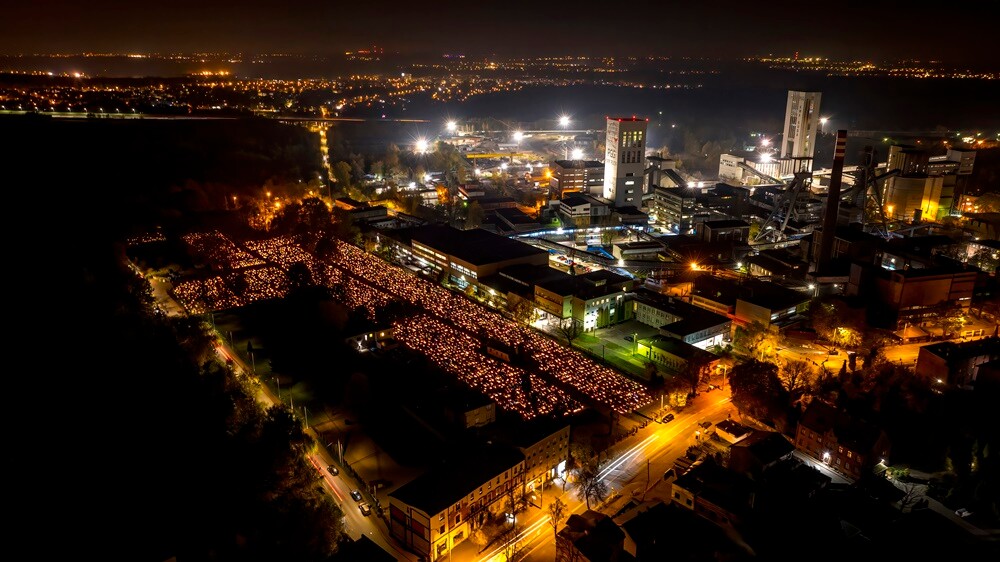 Wszystkich Świętych. / fot. Krzysztof Faber - DronRuda