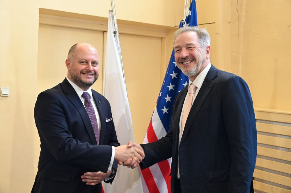 Prawybory prezydenta USA w IV LO im. HC Hoovera/fot. IV LO, FB Michał Pierończyk