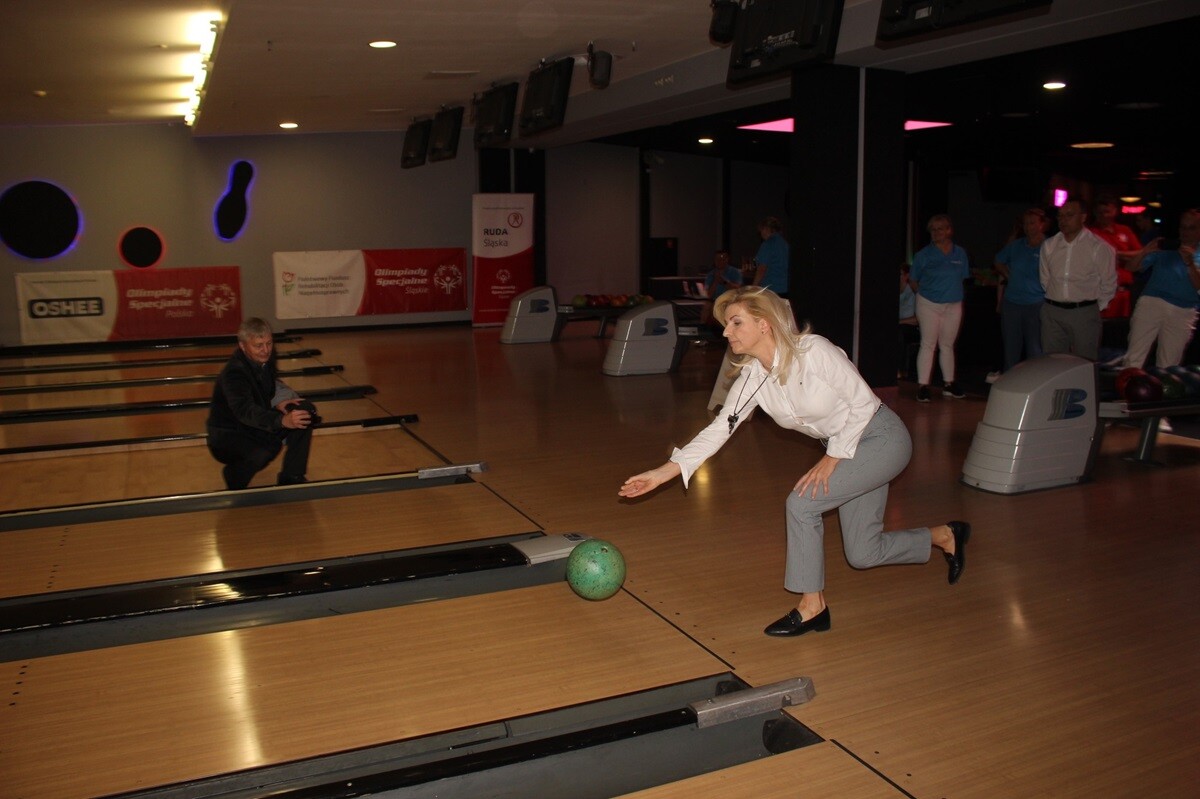 XLVI Makroregionalny Śląski Turniej Bowlingowy Olimpiad Specjalnych. / fot. UM Ruda Śląska
