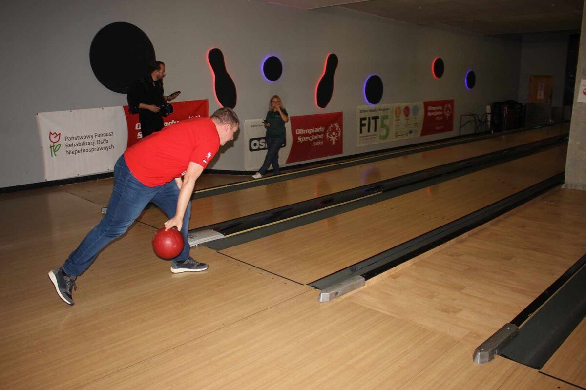 XLVI Makroregionalny Śląski Turniej Bowlingowy Olimpiad Specjalnych. / fot. UM Ruda Śląska