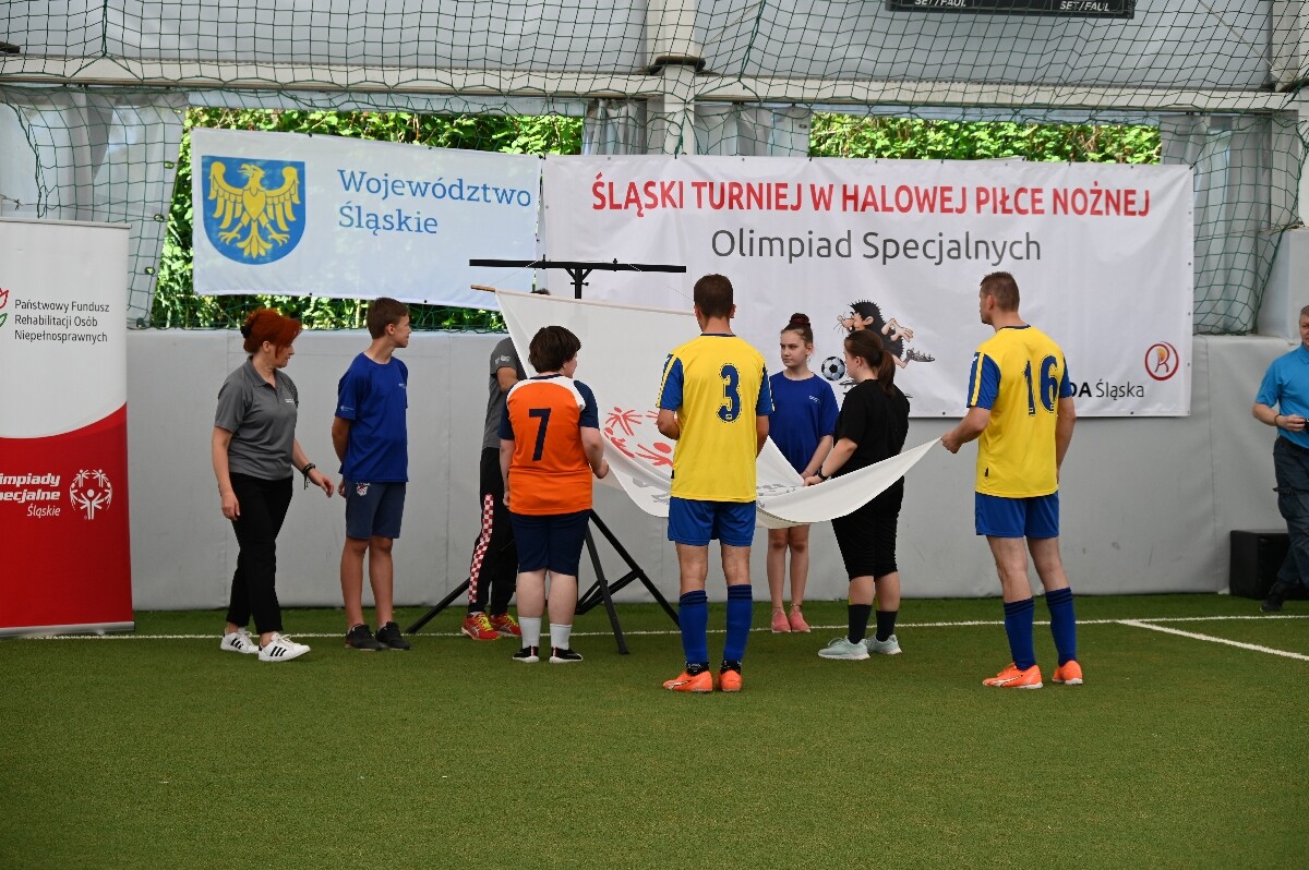 XXII Śląski Turniej w halowej Piłce Nożnej Olimpiad Specjalnych. / fot. Jacek Knapik