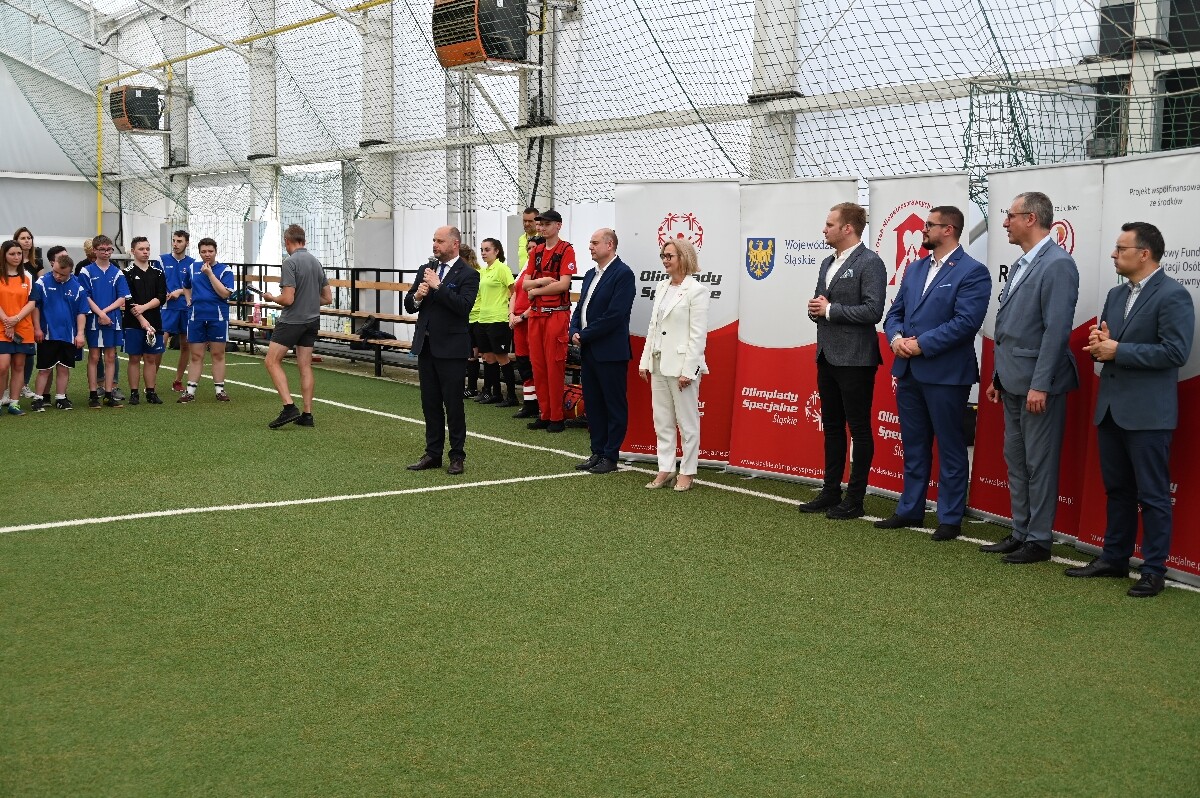 XXII Śląski Turniej w halowej Piłce Nożnej Olimpiad Specjalnych. / fot. Jacek Knapik