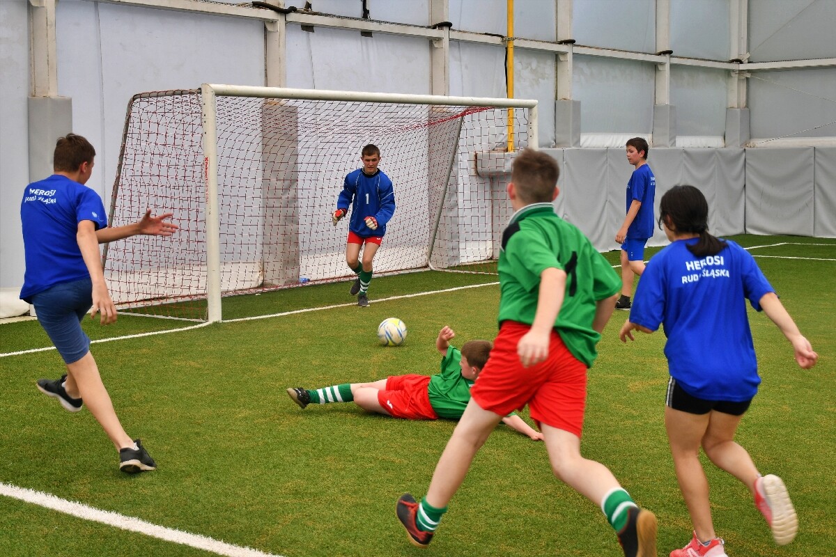 XXII Śląski Turniej w halowej Piłce Nożnej Olimpiad Specjalnych. / fot. Jacek Knapik