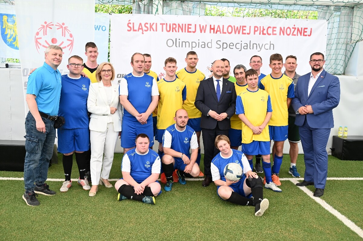XXII Śląski Turniej w halowej Piłce Nożnej Olimpiad Specjalnych. / fot. Jacek Knapik