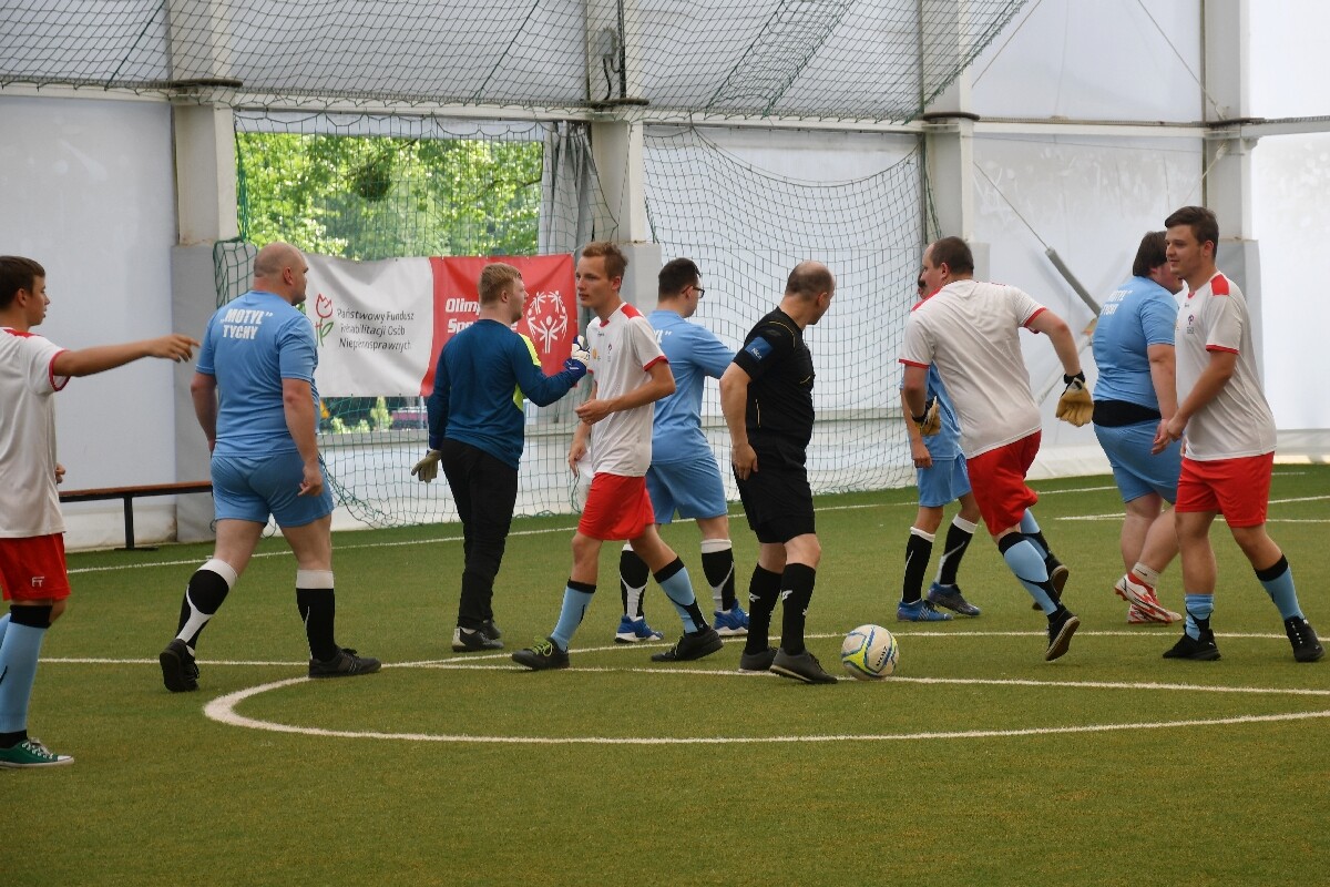 XXII Śląski Turniej w halowej Piłce Nożnej Olimpiad Specjalnych. / fot. Jacek Knapik