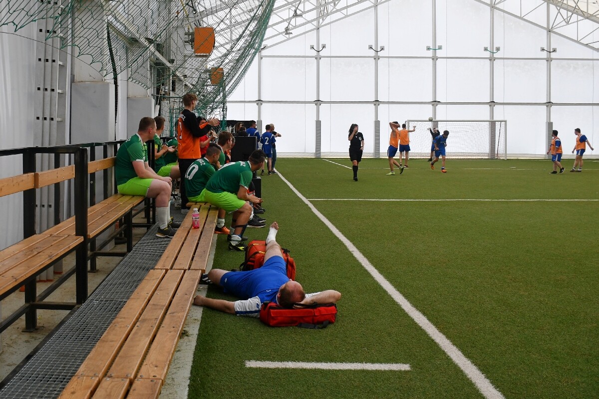 XXII Śląski Turniej w halowej Piłce Nożnej Olimpiad Specjalnych. / fot. Jacek Knapik