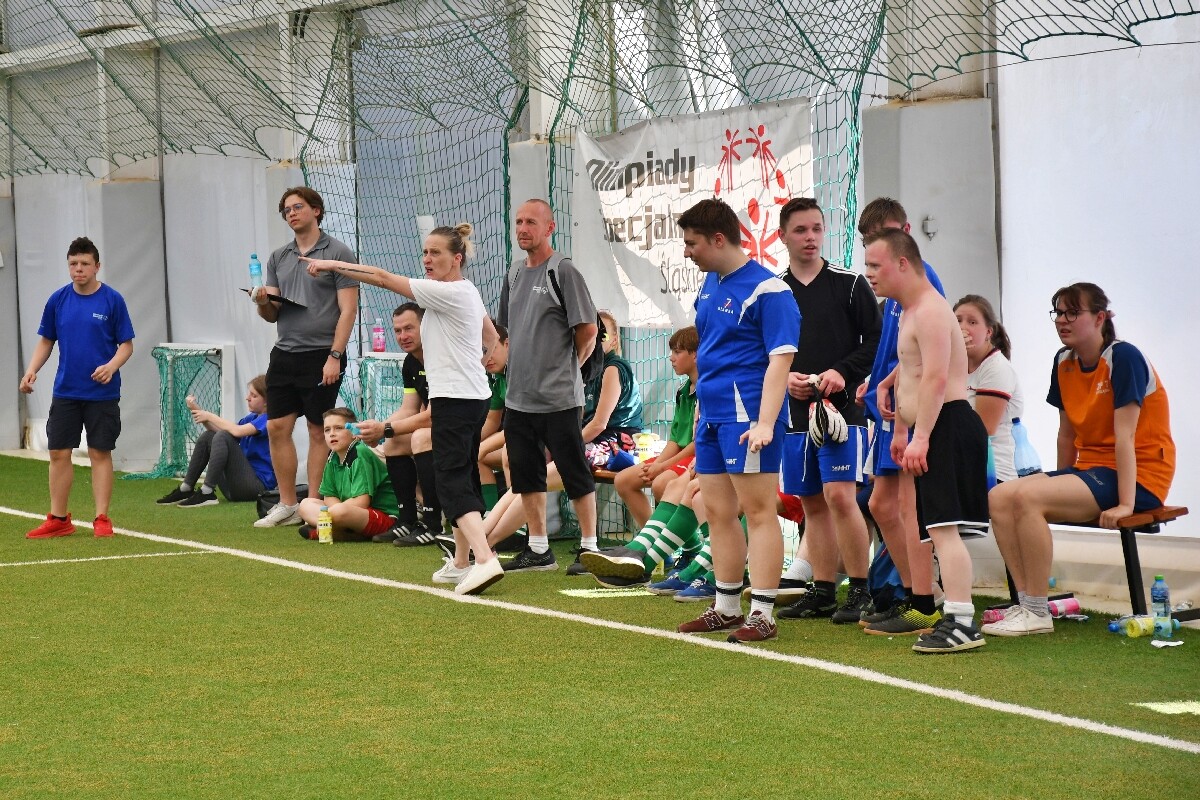 XXII Śląski Turniej w halowej Piłce Nożnej Olimpiad Specjalnych. / fot. Jacek Knapik