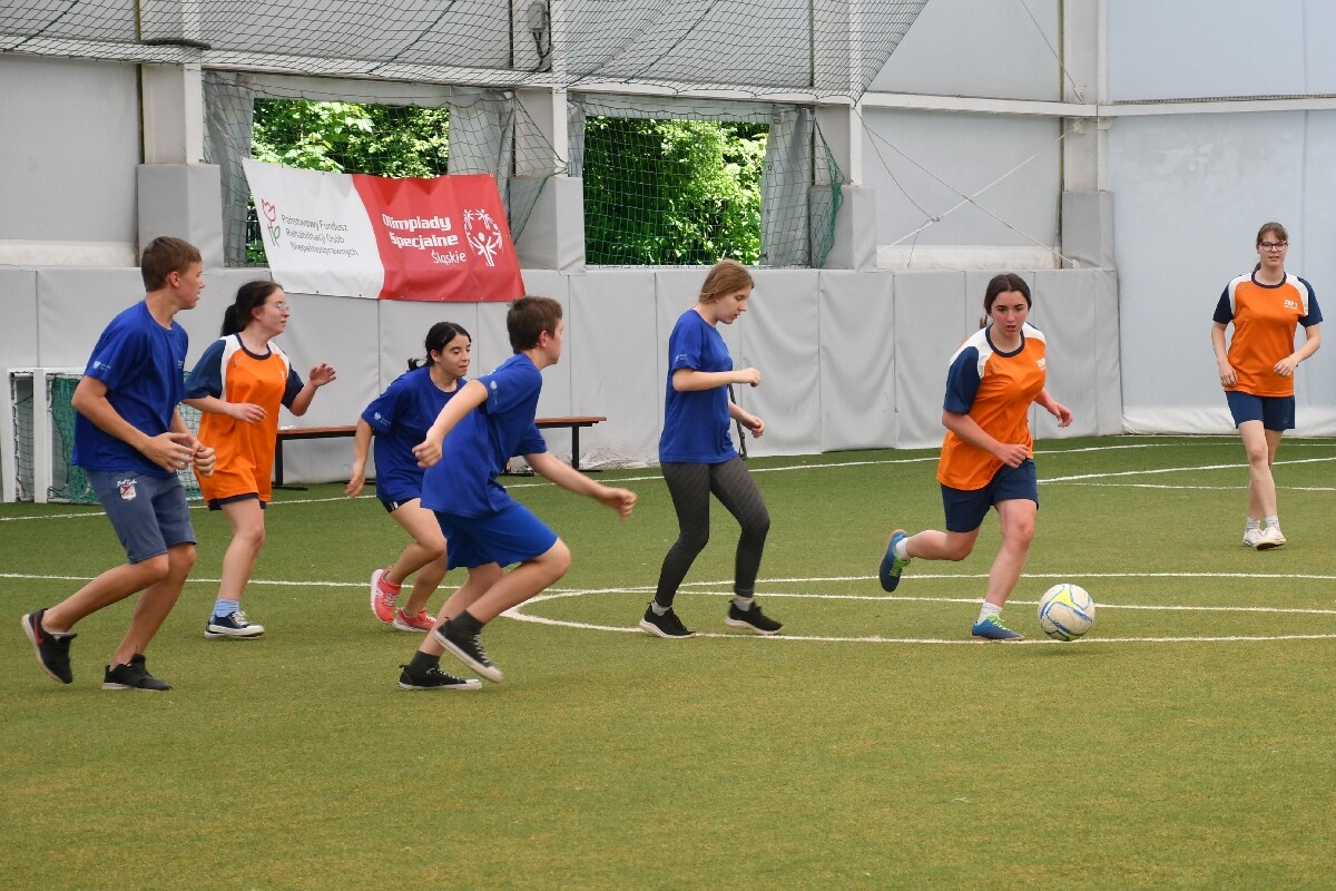 XXII Śląski Turniej w halowej Piłce Nożnej Olimpiad Specjalnych. / fot. Jacek Knapik
