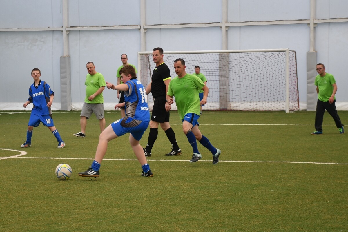 XXII Śląski Turniej w halowej Piłce Nożnej Olimpiad Specjalnych. / fot. Jacek Knapik