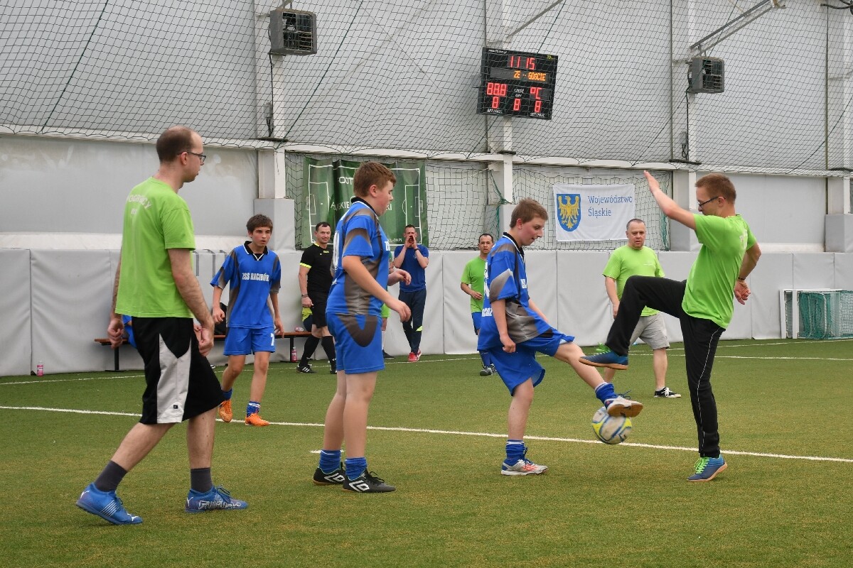 XXII Śląski Turniej w halowej Piłce Nożnej Olimpiad Specjalnych. / fot. Jacek Knapik