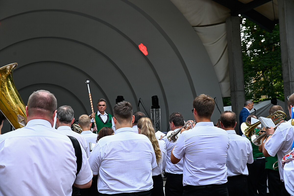 XXIII Festiwal Orkiestr Dętych odbywający się 25 sierpnia w Rudzie Śląskiej, przyniósł mieszkańcom wiele muzycznych wrażeń! / fot. Magdalena Ruda