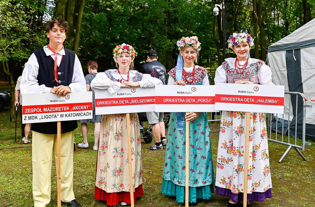 XXIII Festiwal Orkiestr Dętych odbywający się 25 sierpnia w Rudzie Śląskiej, przyniósł mieszkańcom wiele muzycznych wrażeń! / fot. Magdalena Ruda