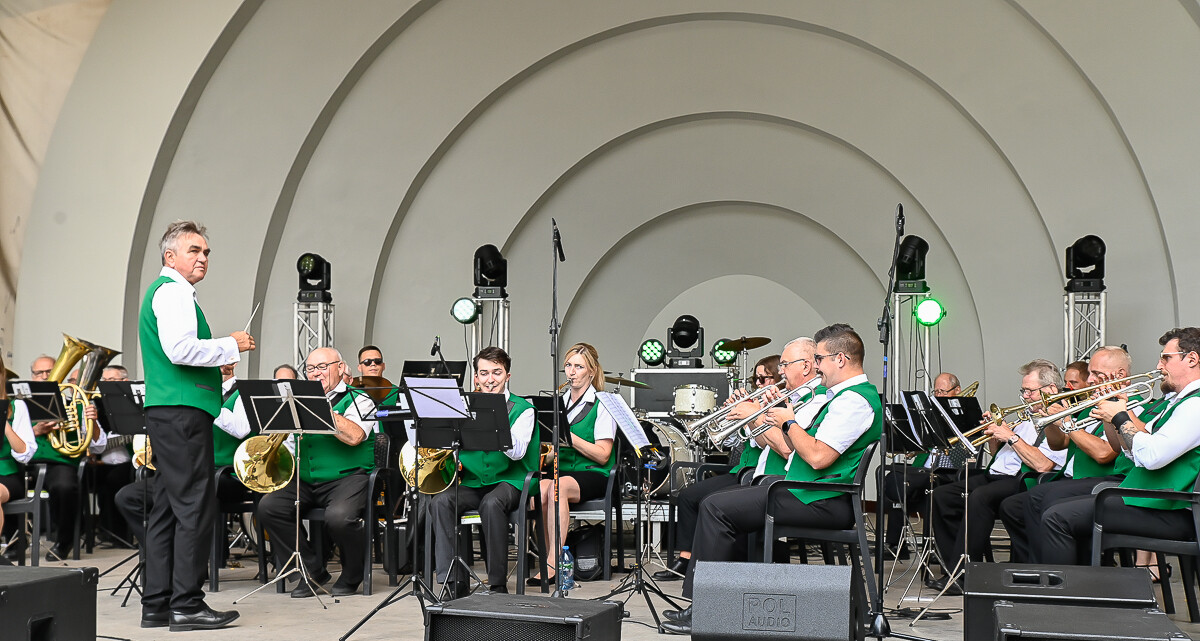 XXIII Festiwal Orkiestr Dętych odbywający się 25 sierpnia w Rudzie Śląskiej, przyniósł mieszkańcom wiele muzycznych wrażeń! / fot. Magdalena Ruda