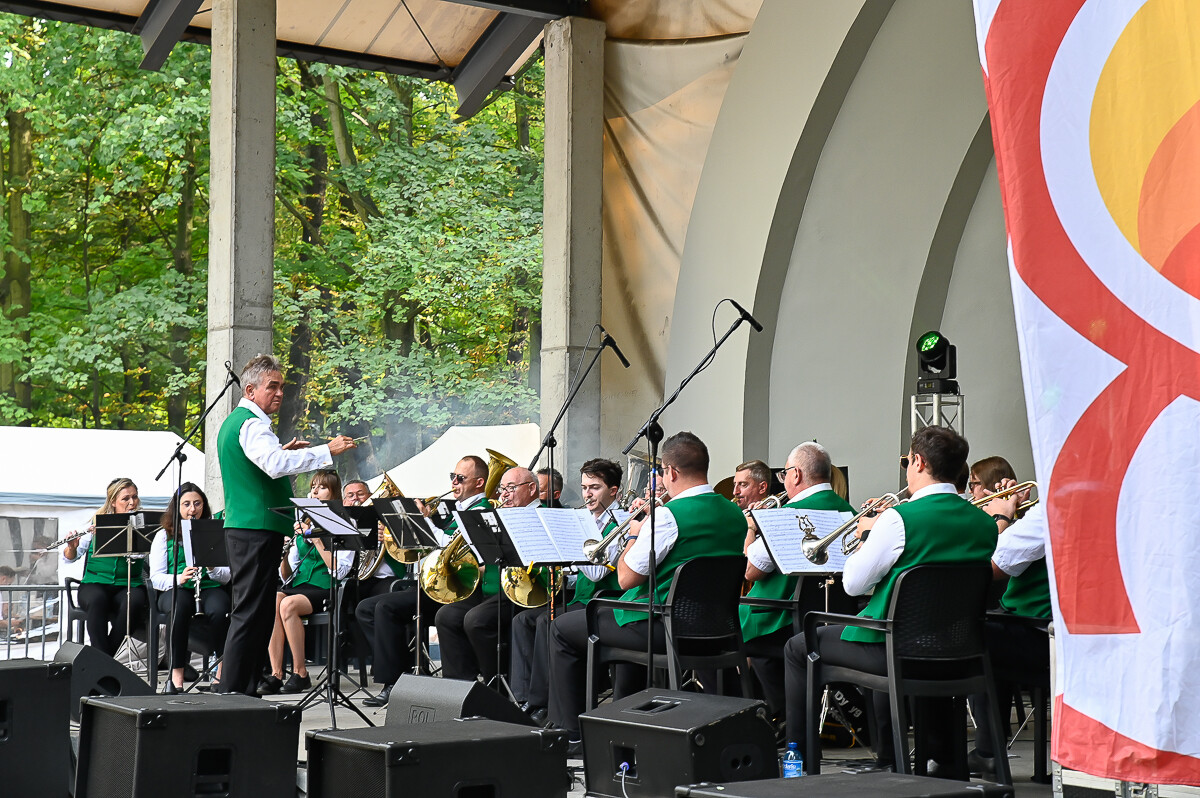 XXIII Festiwal Orkiestr Dętych odbywający się 25 sierpnia w Rudzie Śląskiej, przyniósł mieszkańcom wiele muzycznych wrażeń! / fot. Magdalena Ruda