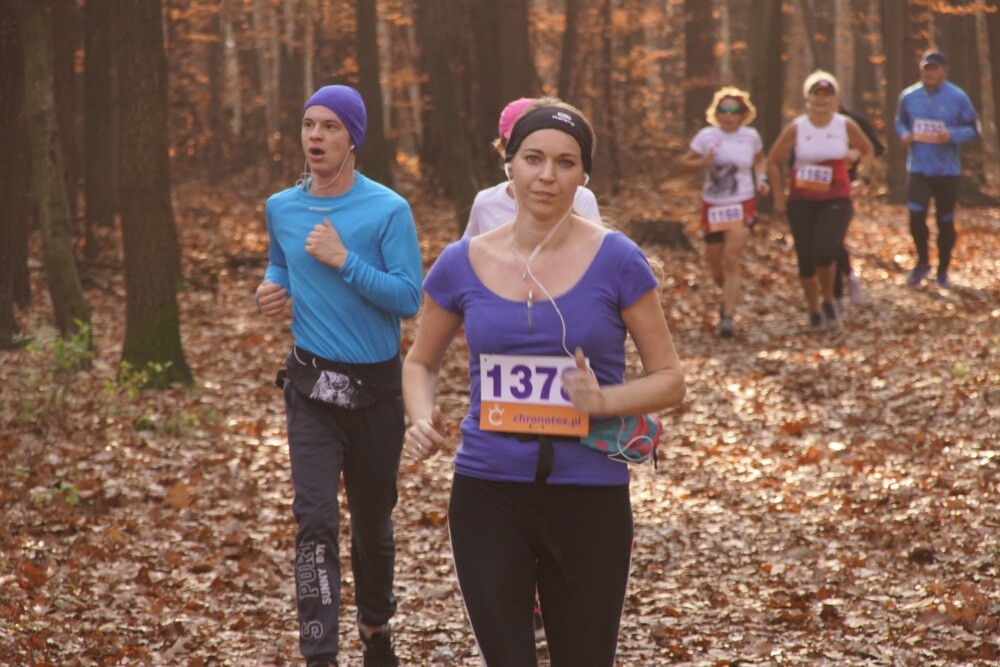 W lasach halembskich ponad 650 osób, świętowało dzisiaj 11 listopada na sportowo. Zorganizowano tam XXV Biegi Niepodległości.