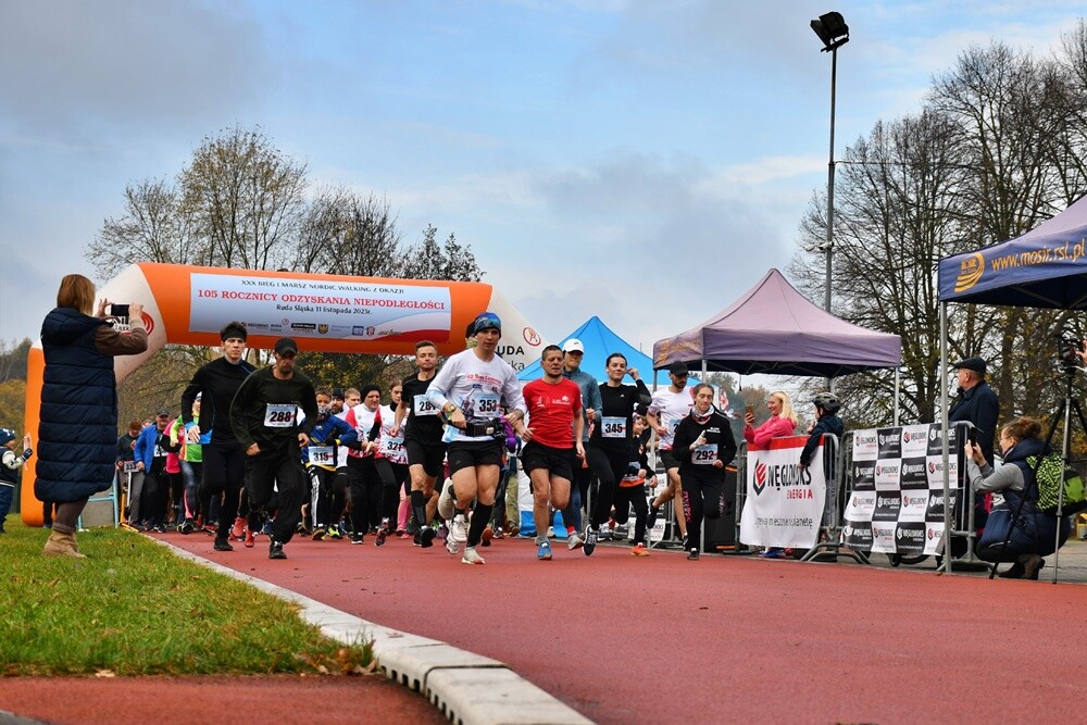 XXX Biegi Niepodległości w Rudzie Śląskiej. / fot. Jacek Knapik