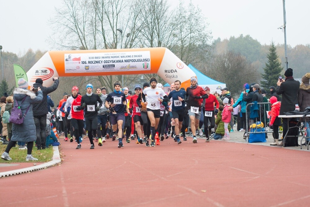 XXXI Biegi Niepodległości. / fot. Marek Faber / Krzysztof Faber / UM Ruda Śląska