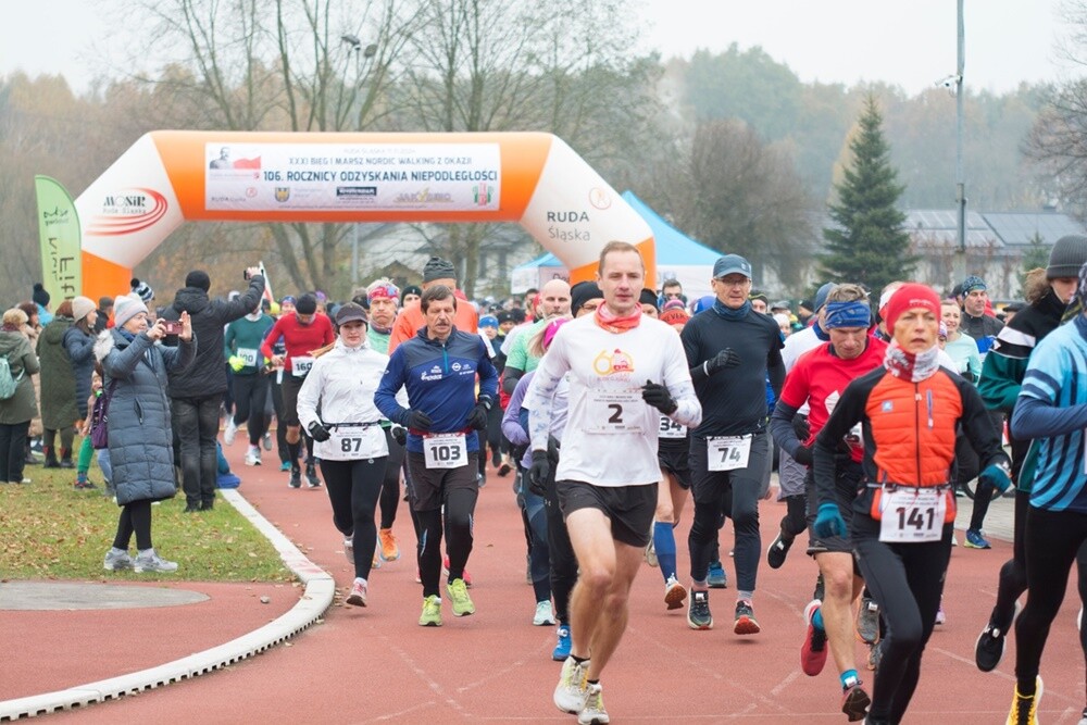 XXXI Biegi Niepodległości. / fot. Marek Faber / Krzysztof Faber / UM Ruda Śląska