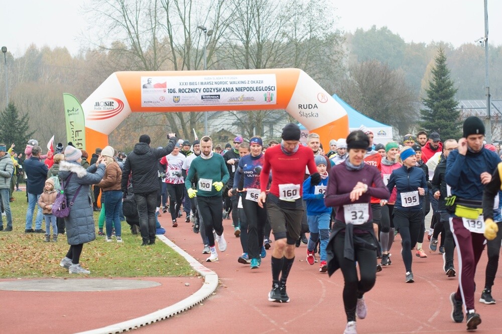XXXI Biegi Niepodległości. / fot. Marek Faber / Krzysztof Faber / UM Ruda Śląska
