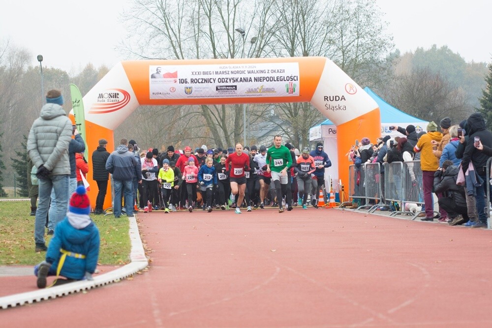 XXXI Biegi Niepodległości. / fot. Marek Faber / Krzysztof Faber / UM Ruda Śląska
