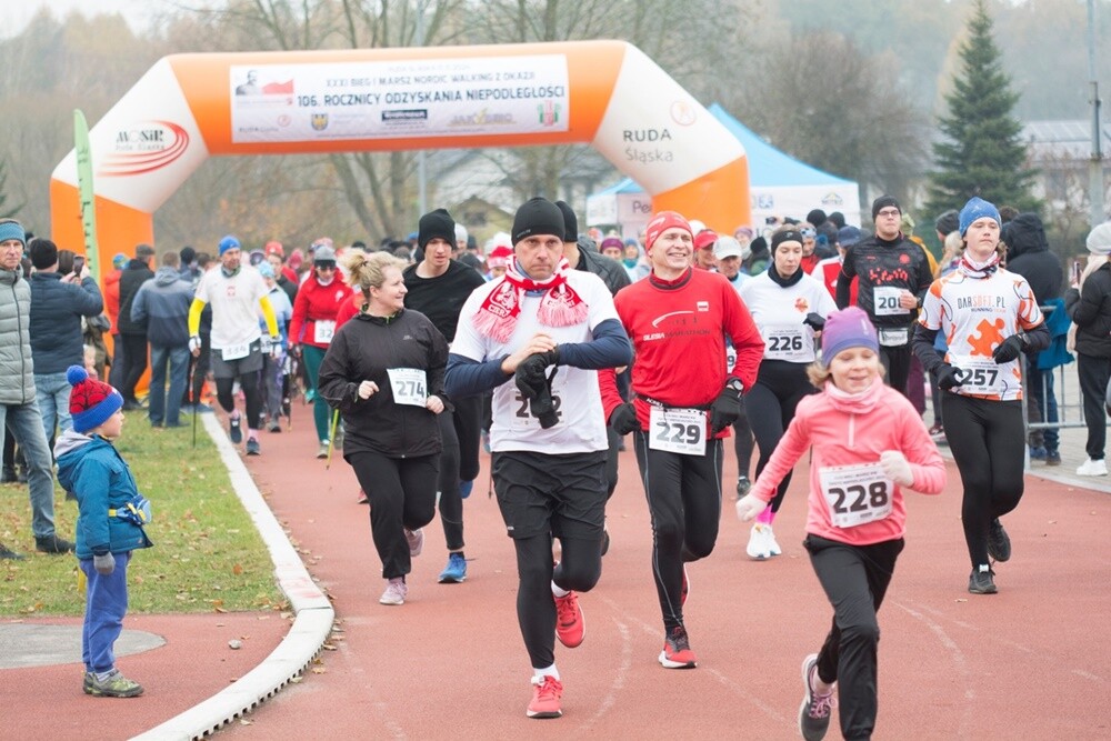 XXXI Biegi Niepodległości. / fot. Marek Faber / Krzysztof Faber / UM Ruda Śląska