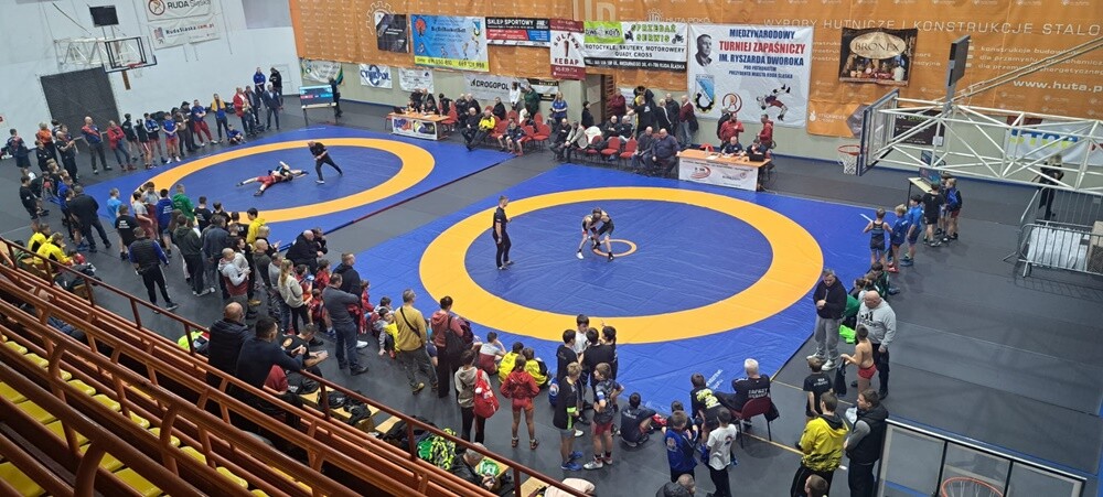 XXXIV Międzynarodowy Turniej Zapaśniczy im. Ryszarda Dworoka. / fot. UM Ruda Śląska