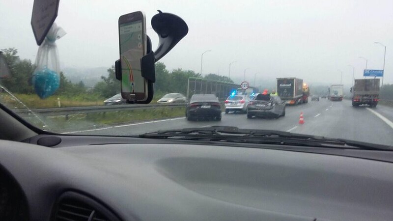 Zablokowana A4 na wys. Halemby w kierunku Katowic