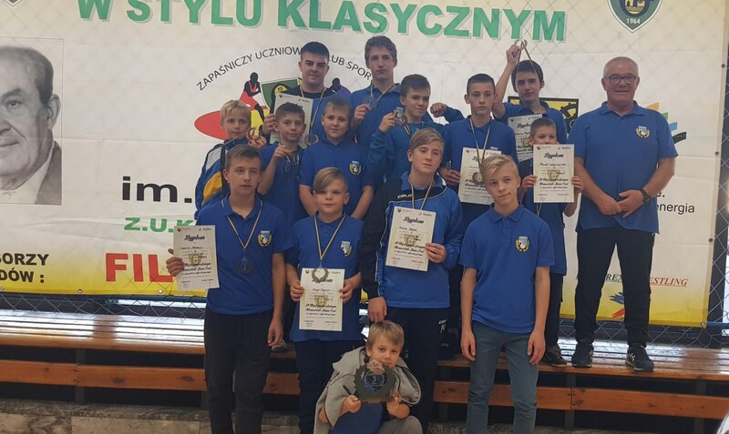 Zapaśnicy Pogoni na turnieju im. J. Czaji