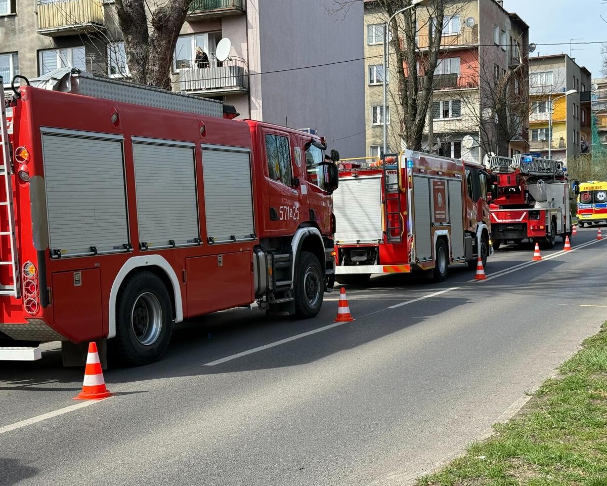 Pilna interwencja służb w Bielszowicach. Istniało ryzyko wybuchu gazu / fot. Karolina Bauszek-Żurek