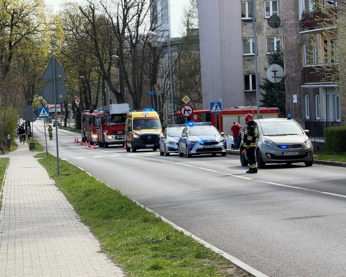 Pilna interwencja służb w Bielszowicach. Istniało ryzyko wybuchu gazu / fot. Karolina Bauszek-Żurek